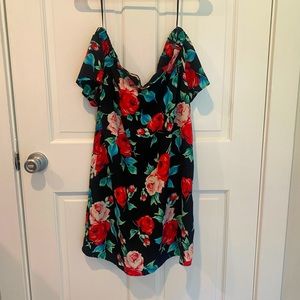 Off the Shoulder Floral Dress